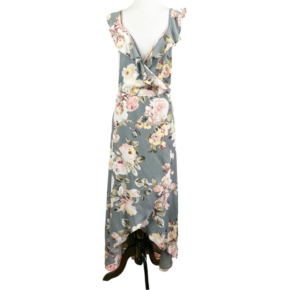 Privacy Please Fillmore Wrap Maxi Dress Size Small - Picture 2 of 10